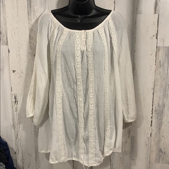 ellos Tops - Ellos Women’s peasant blouse size 22